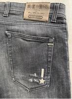 Reign Slim Fit Spijkerbroek mt. 33 zwart, Maat 52/54 (L), Reign, Zwart, Ophalen of Verzenden