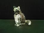 Swarovski Kat zittend, Verzamelen, Swarovski, Ophalen of Verzenden, Zo goed als nieuw, Figuurtje