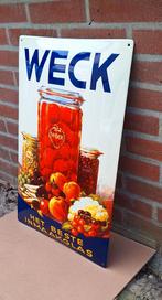 Pracht nieuw Weck emaille reclamebord., Reclamebord, ., Nieuw, Ophalen of Verzenden