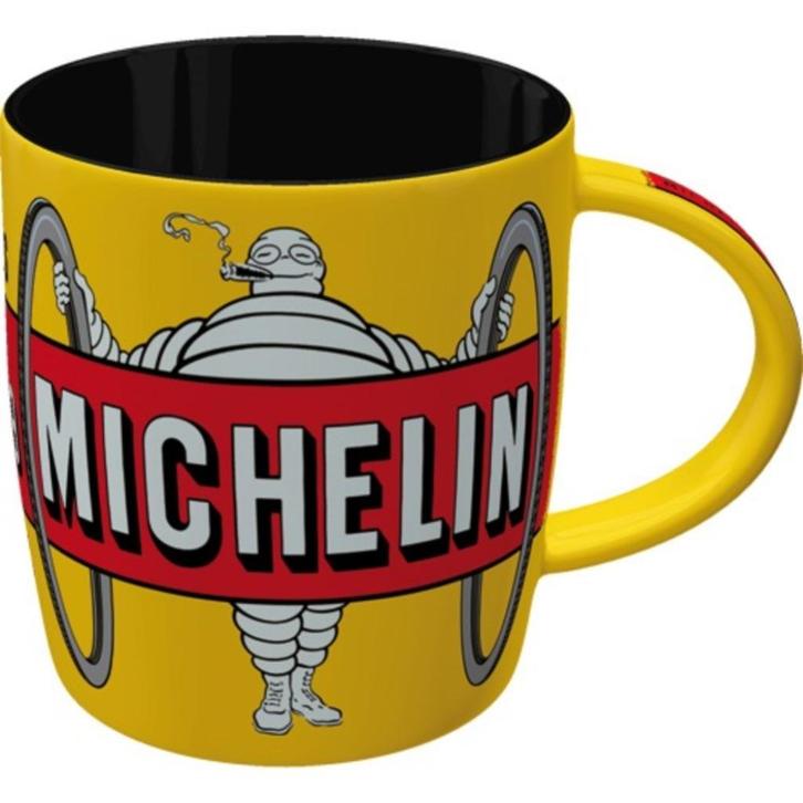 Michelin Bibendum geel mok koffie beker reclame mok, Verzamelen, Merken en Reclamevoorwerpen, Nieuw, Gebruiksvoorwerp, Ophalen of Verzenden