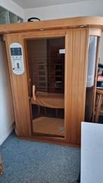 2 persoons cederhouten infrarood cabine., Complete sauna, Zo goed als nieuw, Ophalen