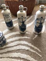 Delfts Blauw Set: Bols Flessen & Stroopwafel Potje, Antiek en Kunst, Antiek | Keramiek en Aardewerk, Ophalen of Verzenden