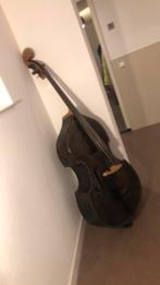 Oude contrabas te koop, Muziek en Instrumenten, Strijkinstrumenten | Contrabassen, Ophalen, Gebruikt, 3/4-contrabas