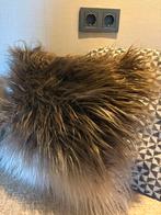 Harig kussen - Zacht en comfortabel, Ophalen of Verzenden, Zo goed als nieuw, Bruin, Vierkant