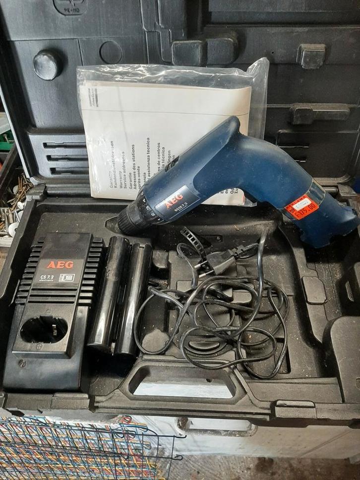 aeg cs7.2schroefmachine recipro polijstmachine, Doe-het-zelf en Verbouw, Gereedschap | Machine-onderdelen en Toebehoren, Gebruikt