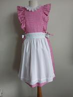 Ot en Sien jurkje Fucsia/wit maat 140, Kinderen en Baby's, Carnavalskleding en Verkleedspullen, Verzenden, Nieuw, 134 t/m 140