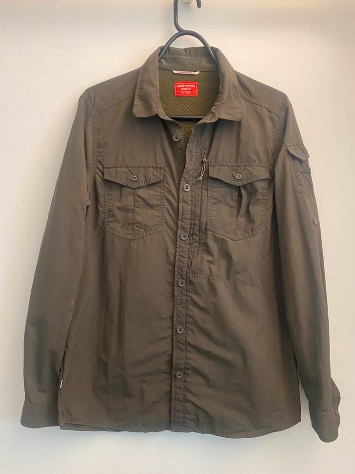 Craghoppers nosilife safari hemd maat M, Kleding | Heren, Overhemden, Nieuw, Halswijdte 39/40 (M), Groen, Ophalen of Verzenden