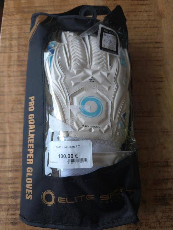 Keepershandschoenen - 1x Gedragen, Sport en Fitness, Voetbal, Zo goed als nieuw, Handschoenen, Maat XS of kleiner, Ophalen of Verzenden