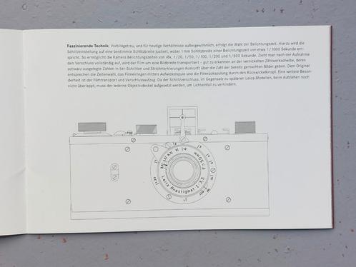 Leica Leitz  0 serie reiisue 10500 folder, Audio, Tv en Foto, Fotocamera's Analoog, Gebruikt, Compact, Leica, Ophalen of Verzenden