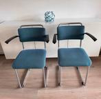 Originele Gispen 201 stoelen, Huis en Inrichting, Ophalen, Gebruikt, Overige kleuren, Stof