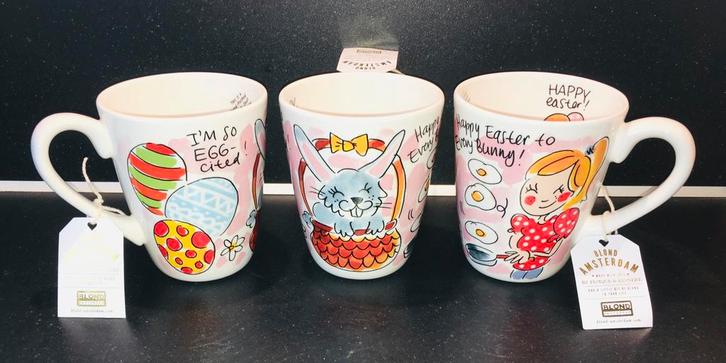 1st Blond Amsterdam Paas Beker (350ml) NIEUW +sticker +label, Huis en Inrichting, Keuken | Servies, Zo goed als nieuw, Kop(pen) en/of Schotel(s)