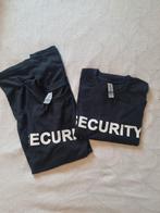 2 Security T-shirts Maat M, Kleding | Heren, Maat 48/50 (M), Zwart, Ophalen of Verzenden, Zo goed als nieuw