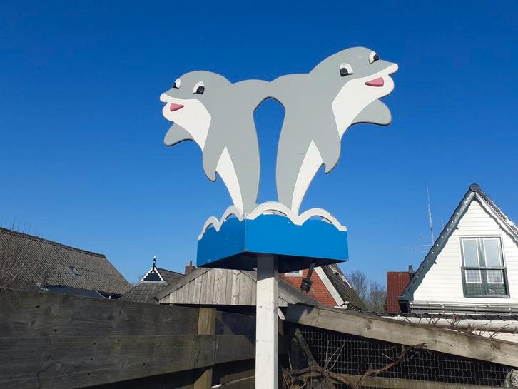 Mooie feestpalen thema Dolfijnen incl verlichting, Hobby en Vrije tijd, Feestartikelen | Verhuur, Zo goed als nieuw, Overige, Ophalen