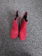 Bordeaux blokhak laarsjes maat 41, Kleding | Dames, Schoenen, Ophalen, Nieuw, Rood