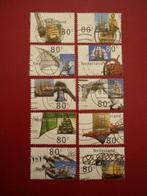 Sail 2000 serie gestempeld NVPH 1909 - 1918, Postzegels en Munten, Postzegels | Nederland, Ophalen of Verzenden, Gestempeld