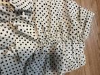 Zara rok- Wit met Zwarte Stippen - XS, Wit, Ophalen of Verzenden, Zo goed als nieuw, Zonder mouw
