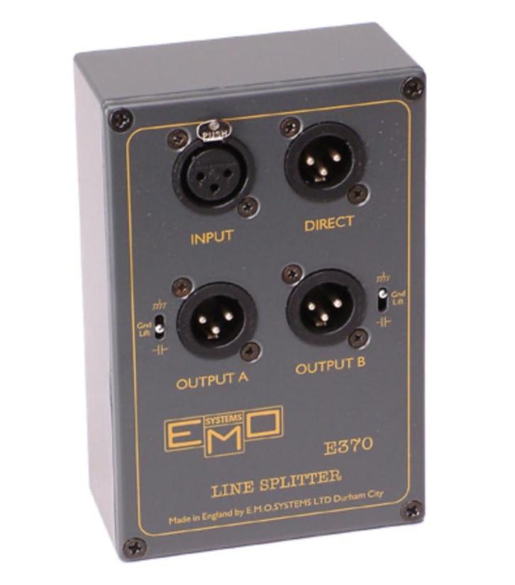 EMO E370 Professional XLR Mic/line splitter, Muziek en Instrumenten, Microfoons, Zo goed als nieuw, Overige typen, Ophalen