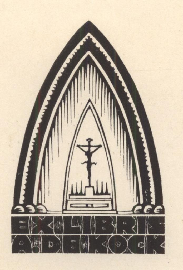 0594 Ex Libris Nederland : Harry Corvers, 1945, Antiek en Kunst, Kunst | Etsen en Gravures, Verzenden