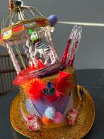 Carnavalshoed circus thema, Ophalen, Zo goed als nieuw, Hoed of Pruik, Carnaval