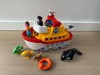 1.2.3 Playmobil meeneem boot, Ophalen of Verzenden, Zo goed als nieuw, Complete set
