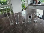 Merk Bierglazen 5 stuks, Ophalen of Verzenden, Zo goed als nieuw, Glas of Glazen, Hertog Jan