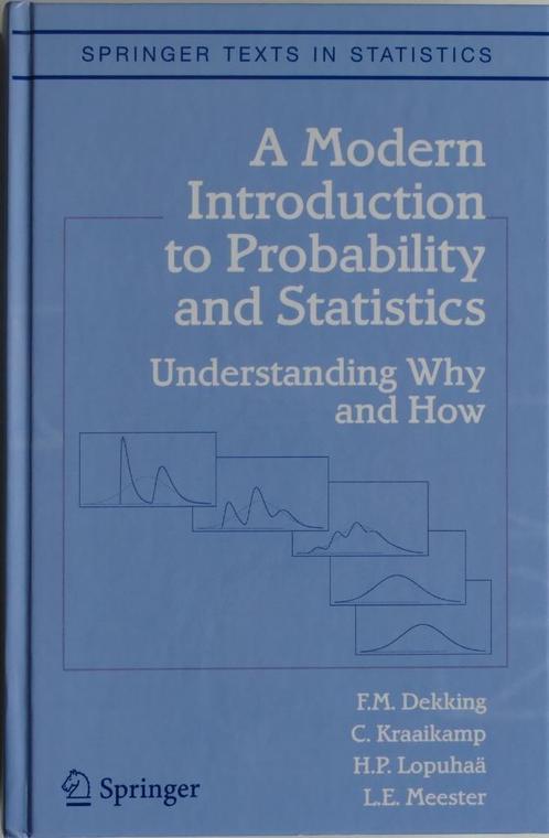 A Modern Introduction to Probability and Statistics | 978185, Boeken, Studieboeken en Cursussen, Zo goed als nieuw, WO, Beta, Ophalen of Verzenden