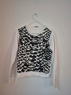 Denham m 38 40 sweatshirt zwart wit, Verzenden, Zo goed als nieuw, Maat 38/40 (M), Wit