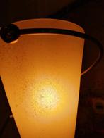 GROTE STAANDE LAMP HOLLYWOOD REGENCY 180 CM ZILVER/GOUD., Ophalen