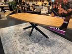 Eettafel 210 Deens ovaal HPL(High Pressure Laminate) E-7053, Ophalen, Metaal, 100 tot 150 cm, #Eettafel#Ovaal#Mango#HPL#210#Slijtvast#Krasbestendig