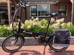 E-bike vouwfiets, met lader, dubbelefietstassen en slot., Fietsen en Brommers, Fietsen | Vouwfietsen, Gebruikt, Versnellingen