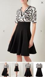 Zwarte jurk met zebraprint - Damsel in a Dress, Kleding | Dames, Jurken, Maat 38/40 (M), Zwart, Nieuw, Ophalen of Verzenden