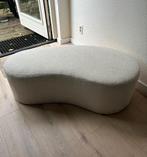 2 poefs organische vorm - teddy boucle wit, Ophalen, Minder dan 50 cm, Rond, Minder dan 50 cm