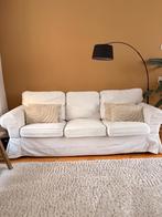 Witte Ikea Ektorp 3 zitsbank, Huis en Inrichting, Banken | Bankstellen, Ophalen, Gebruikt, Romantisch Scandinavisch, Driepersoons