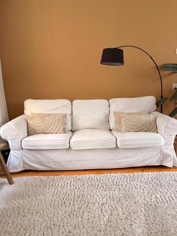 Witte Ikea Ektorp 3 zitsbank - afbeelding 1
