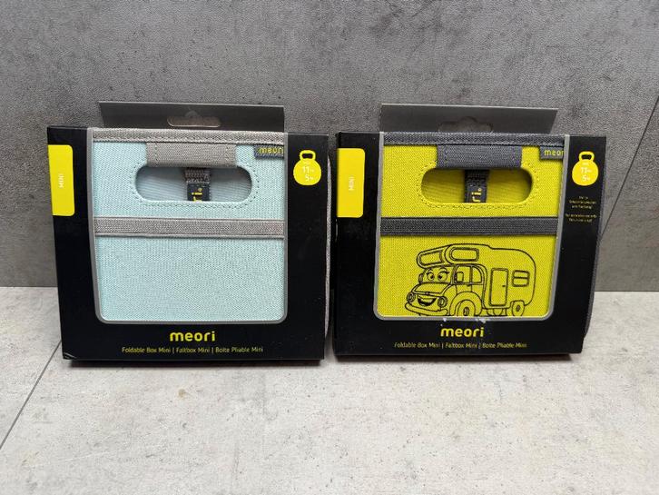 Meori Foldable Box Mini - groen en blauw - NIEUW - C1278, Caravans en Kamperen, Kampeeraccessoires, Nieuw, Ophalen of Verzenden