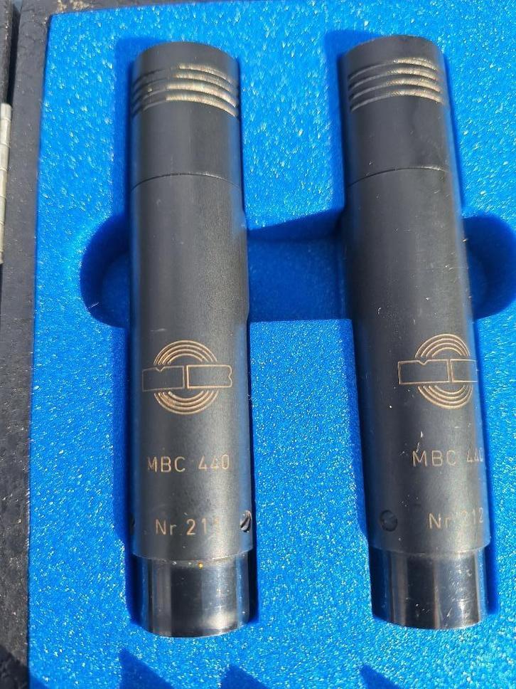 HAUN MCB 440 stereo klein membraam microfoon set (als) NIEUW, Muziek en Instrumenten, Microfoons, Zo goed als nieuw, Studiomicrofoon