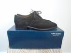 Van Lier donkerbruine suede leren brogues veterschoenen 41, Bruin, Van Lier, Nieuw, Ophalen of Verzenden