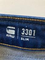 GStar Raw 3301 Slim 32-32, GStar, Blauw, W32 (confectie 46) of kleiner, Ophalen of Verzenden