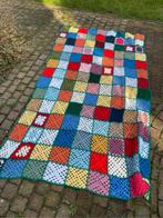 Granny square eenpersoons vintage kleed plaid, Huis en Inrichting, Ophalen of Verzenden