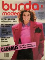 Burda november 1987 vintage naaien mode patronen, Overige typen, Vrouw, Zo goed als nieuw, Burda