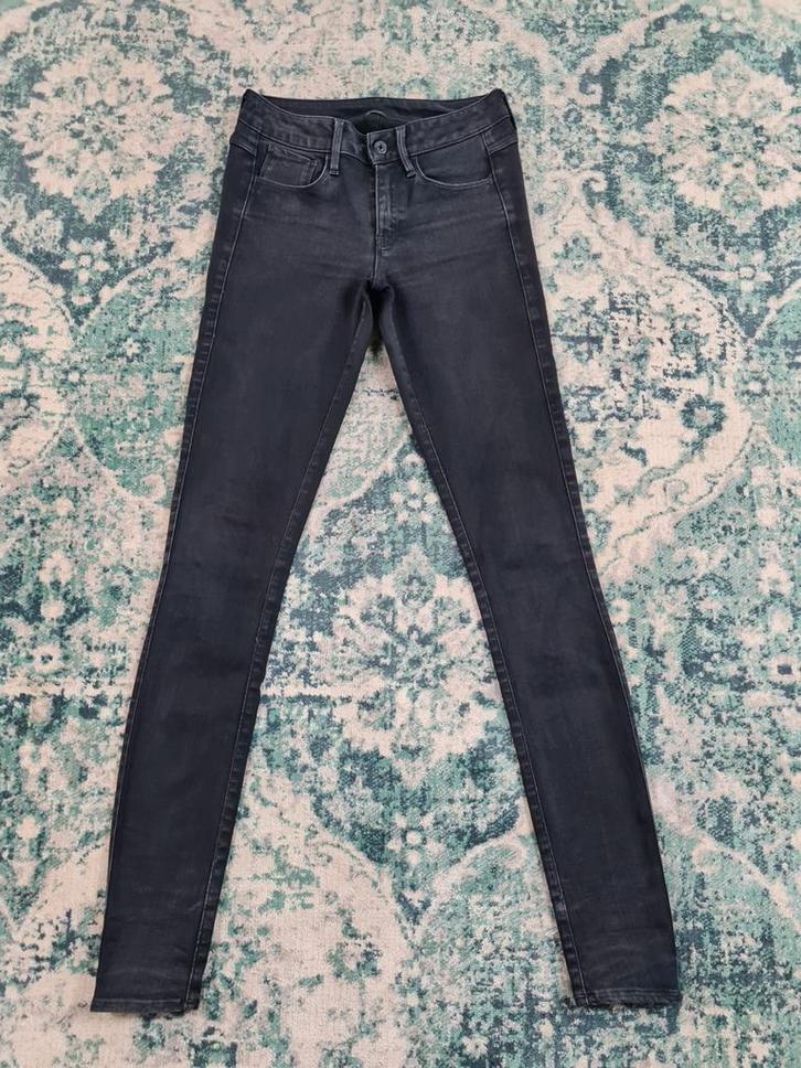 G-star 3301 lynn D-mid super skinny W27 L34 WMN Tulsi2734, Kleding | Dames, Spijkerbroeken en Jeans, Zo goed als nieuw, W27 (confectie 34) of kleiner