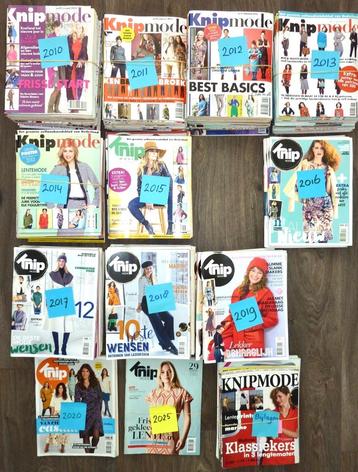 KNIPMODE 2010 t/m 2025 diverse nummers + bijlagen beschikbaar voor biedingen