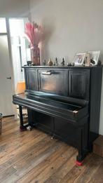 Gratis: Künzel Söhne hoge kast piano met ivoren toetsen, Muziek en Instrumenten, Piano's, Ophalen, Gebruikt
