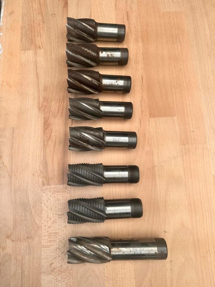 8 nieuwe metaal frezen 40 en 45 mm doorsnede clarkson opname, Doe-het-zelf en Verbouw, Gereedschap | Freesmachines, Nieuw, Elektrisch