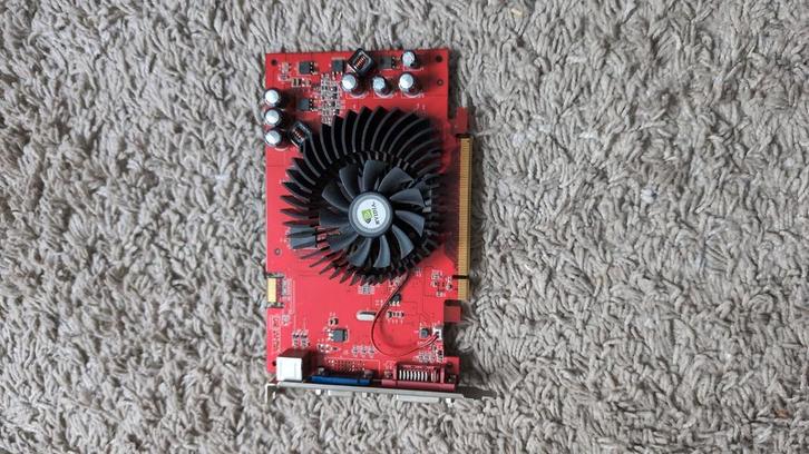 NVIDIA GeForce 7300GT 512MB DDR2 4x/8x videoka pci-e, Computers en Software, Videokaarten, Gebruikt, Nvidia, GDDR2, DVI, VGA, Ophalen of Verzenden