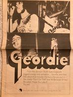 GEORDIE release A3 advertentie   BRIAN JOHNSON  AC/DC, Ophalen of Verzenden