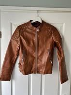 Stoere faux leren dames jack maat L, Ophalen of Verzenden, Zo goed als nieuw, Maat 38/40 (M), Bruin