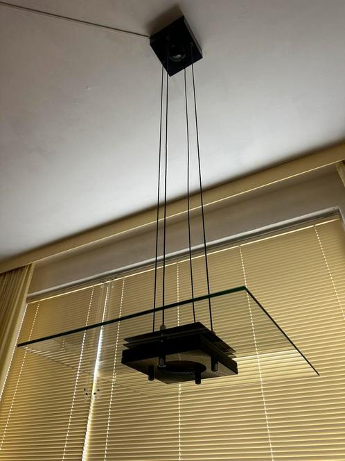 Dijkstra Lampen hanglamp – modern design met glasplaat, Huis en Inrichting, Lampen | Hanglampen, Zo goed als nieuw, Ophalen
