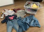 Pakket meisjes kleding maat 80 (zonder opbergbox). €35, Ophalen, Zo goed als nieuw