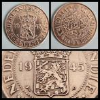 Nederlands Indië 2,5 cent 1945, Postzegels en Munten, Munten | Nederland, Overige waardes, Ophalen of Verzenden, Losse munt